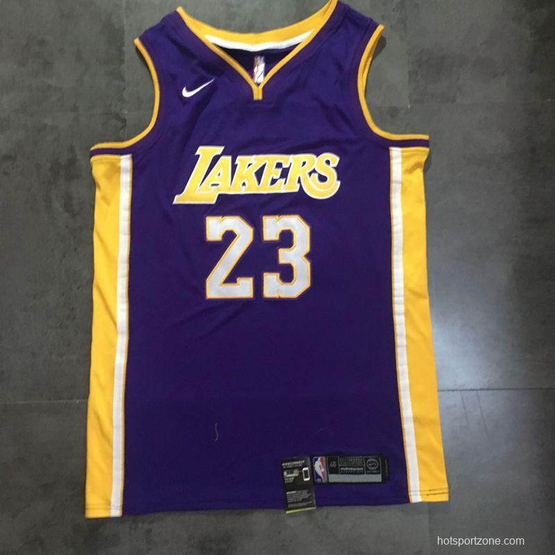 Men's LeBron James Purple Retro Classic Team Jersey