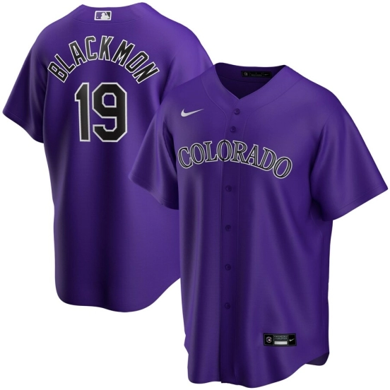 Youth Charlie Blackmon Purple Alternate 2020 Player Team Jersey