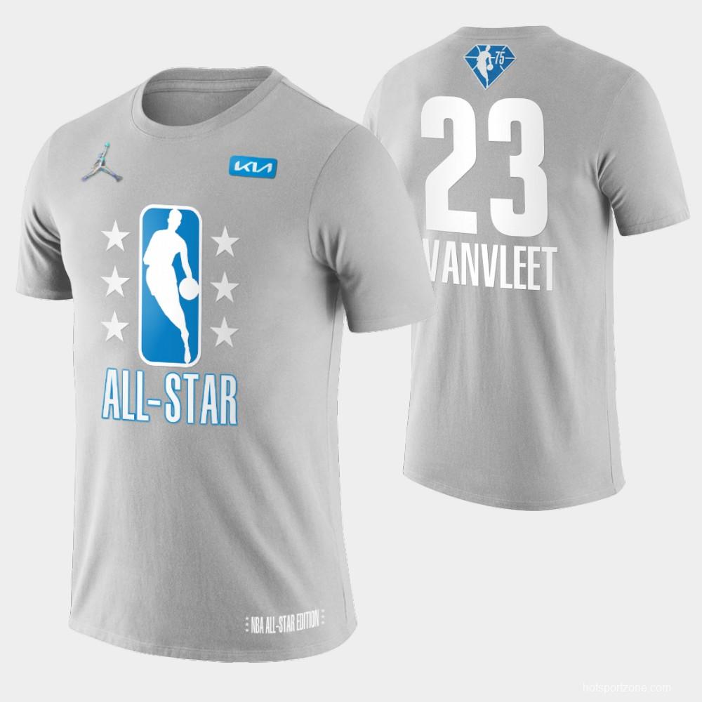 Adult Fred VanVleet Gray 2022 All-Star Game Name &amp; Number T-Shirt