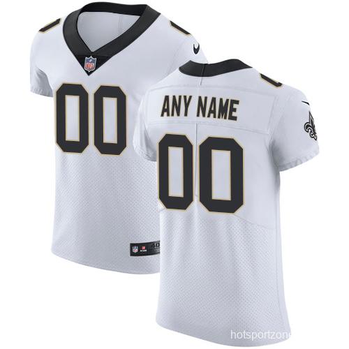 Men's White Custom Elite Team Jersey