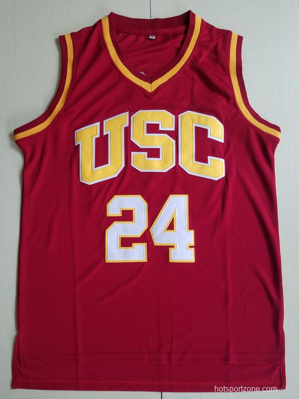 Brian Scalabrine 24 USC College Basketball Jersey