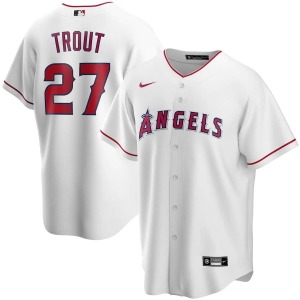 Youth Mike Trout White Home 2020 Player Team Jersey