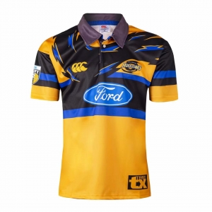 Hurricanes 1998-1999 Men's Retro Home Rugby Jersey