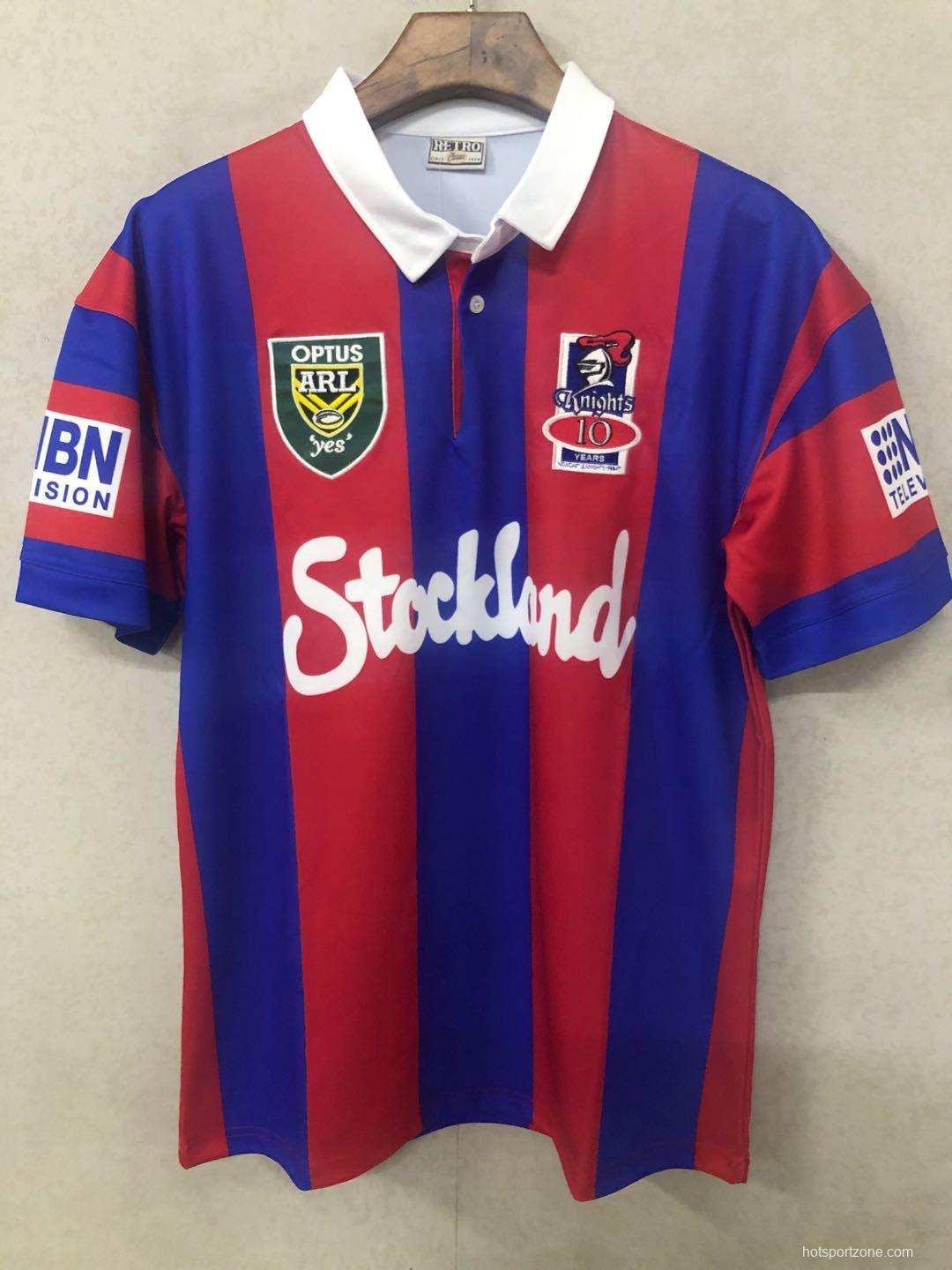 Newcastle Knights 1997 Men's Retro Rugby Jersey