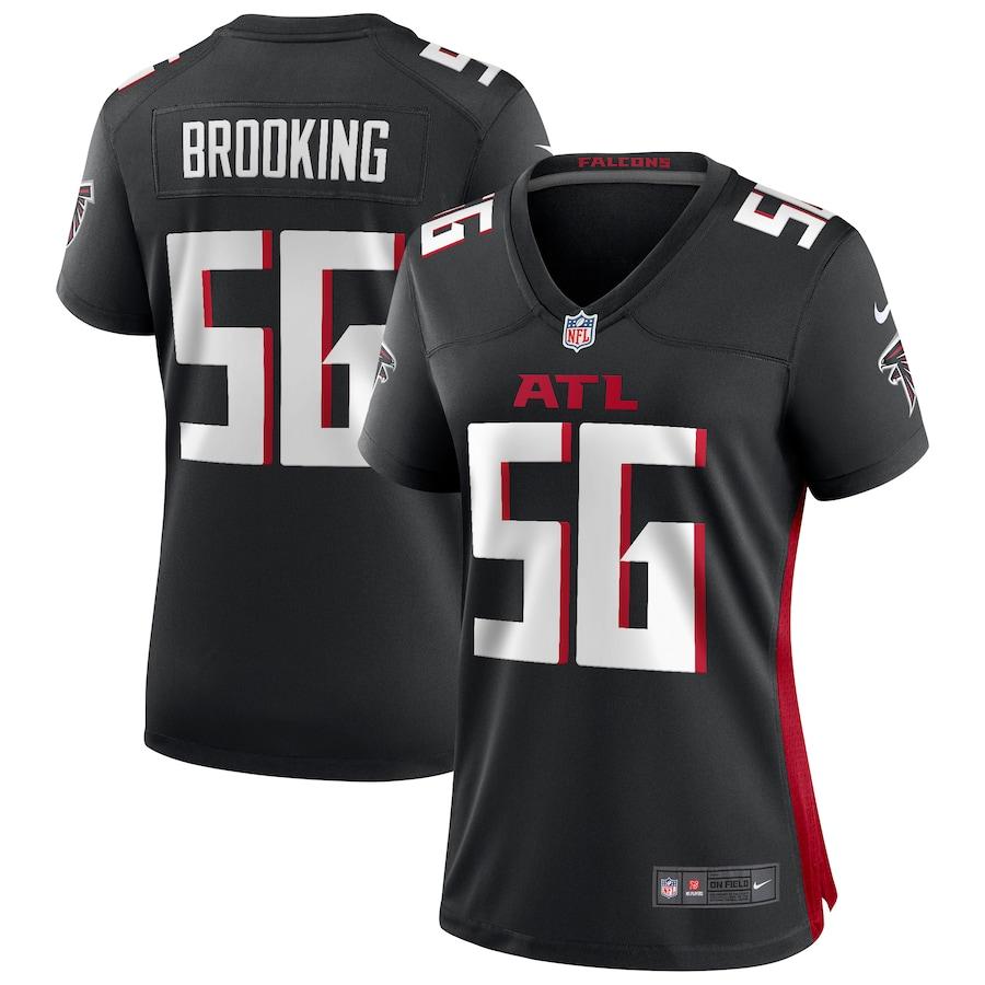 Women's Keith Brooking Black Retired Player Limited Team Jersey