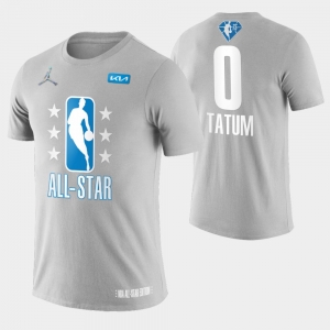 Adult Jayson Tatum Gray 2022 All-Star Game Name &amp; Number T-Shirt