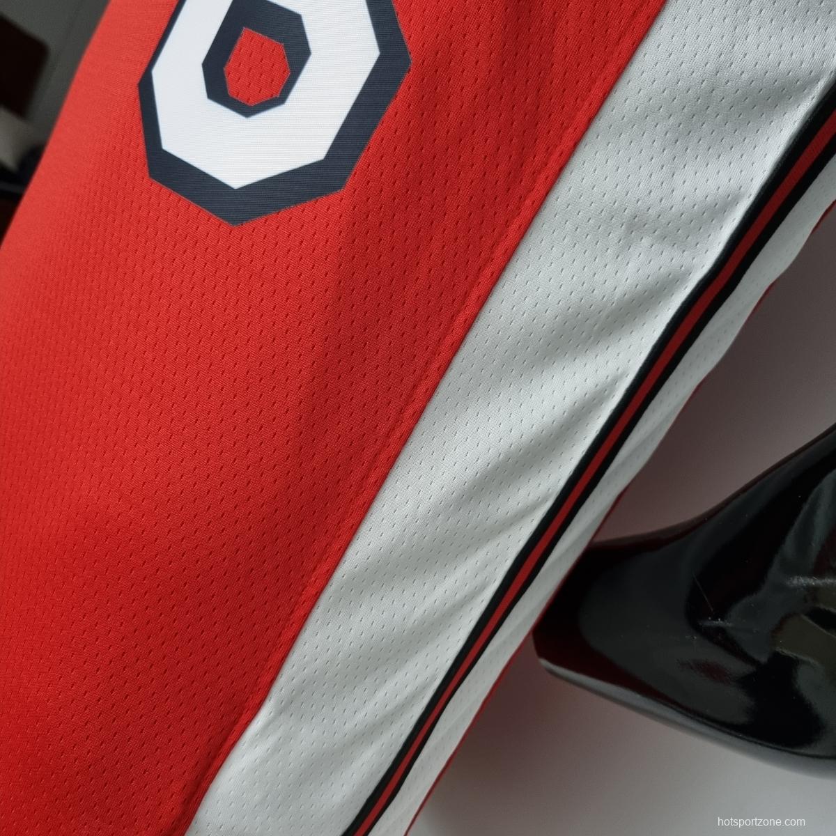 75th Anniversary 2022 Season Chicago Bulls BALL #2 City Edition Red NBA Jersey