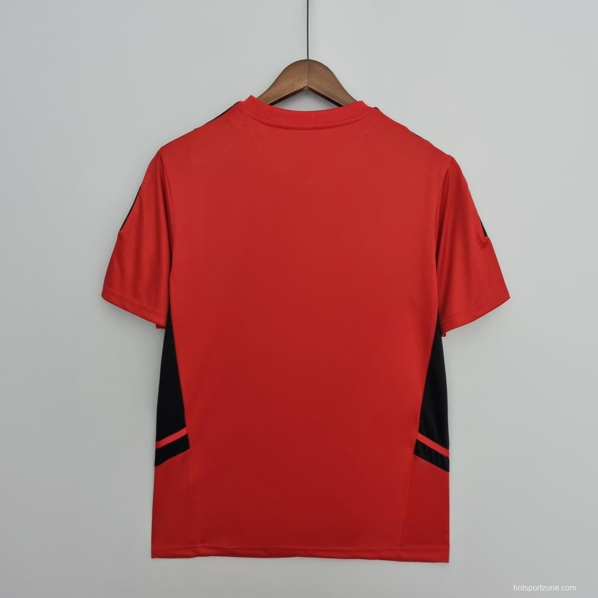 22/23 Flamengo Training Suit Red Soccer Jersey