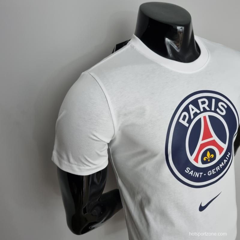 Mens Nike Paris Casual White T-shirts #K000159