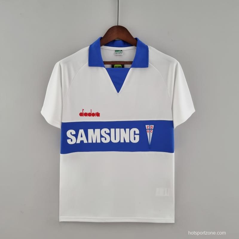 Retro 1993 Deportivo Universidad Católica Home Soccer Jersey