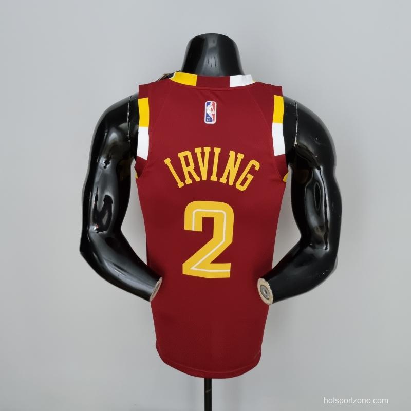 2022 Cleveland Cavaliers Irving#2 Urban Edition Red NBA Jersey