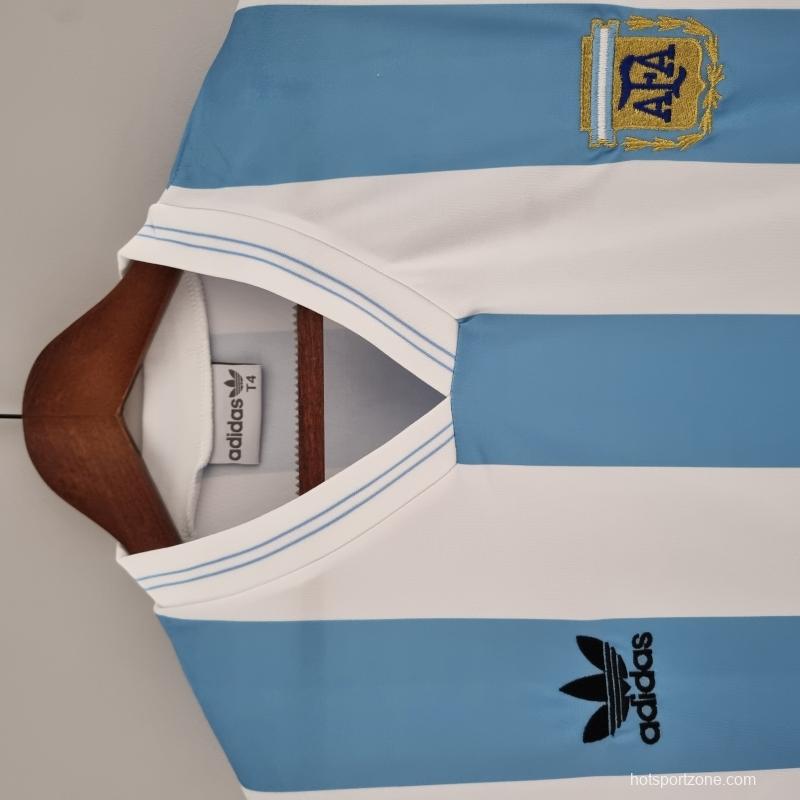 Retro Argentina 1993 Home Soccer Jersey