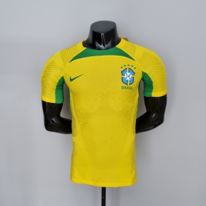 Player Version 2022 Brazil Training Jersey Yellow