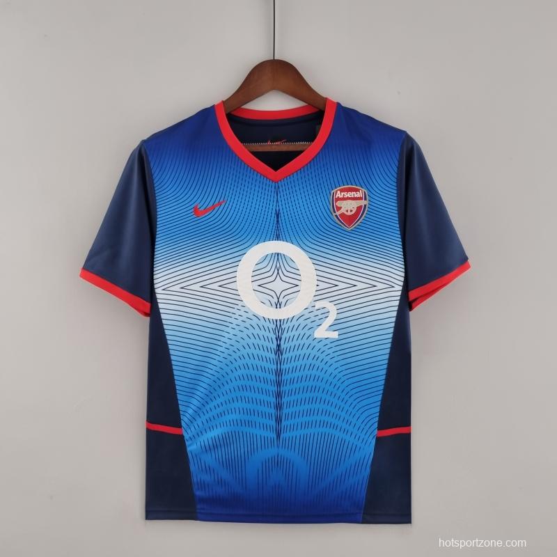 Retro Arsenal 02/04 Away Soccer Jersey