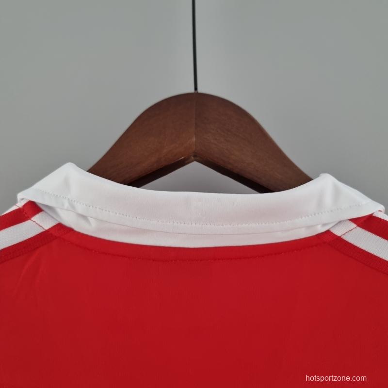 Retro Chile 1982 Long Sleeve Home Soccer Jersey