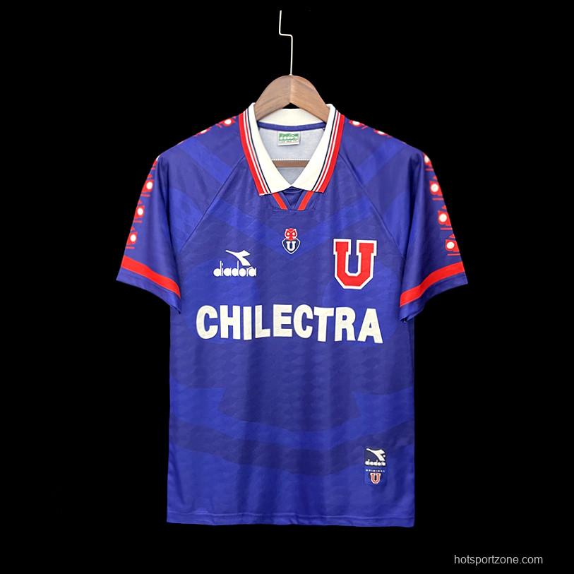 Retro 96 97 Universidad de Chile Home Soccer Jersey