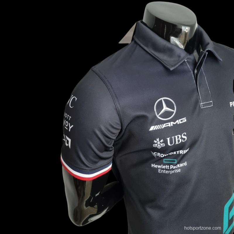 2022 F1 Formula One; Mercedes Benz #63 Polo Black 