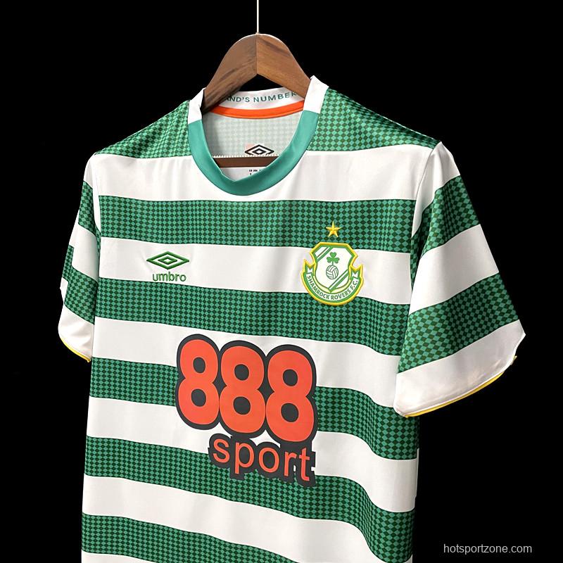 22/23 Shamrock Rovers Home  Soccer Jersey