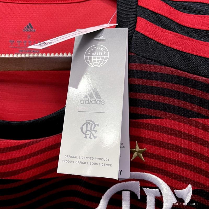 22/23 Flamengo Home  Soccer Jersey