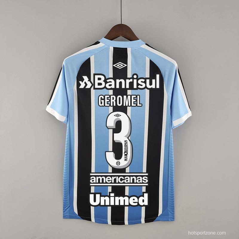 22/23 All Sponsors Gremio Home  Soccer Jersey