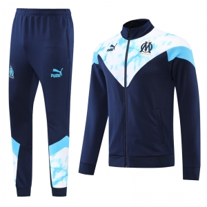 22/23 Olympique de Marseille Navy Full Zipper Jacket Suit