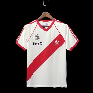 Retro 1986 River Plate Home Soccer Jersey