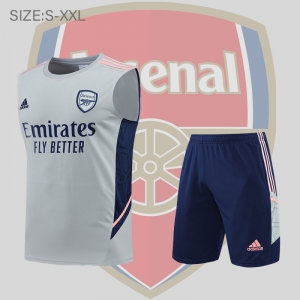 22/23 Arsenal Vest Training Jersey Kit Grey