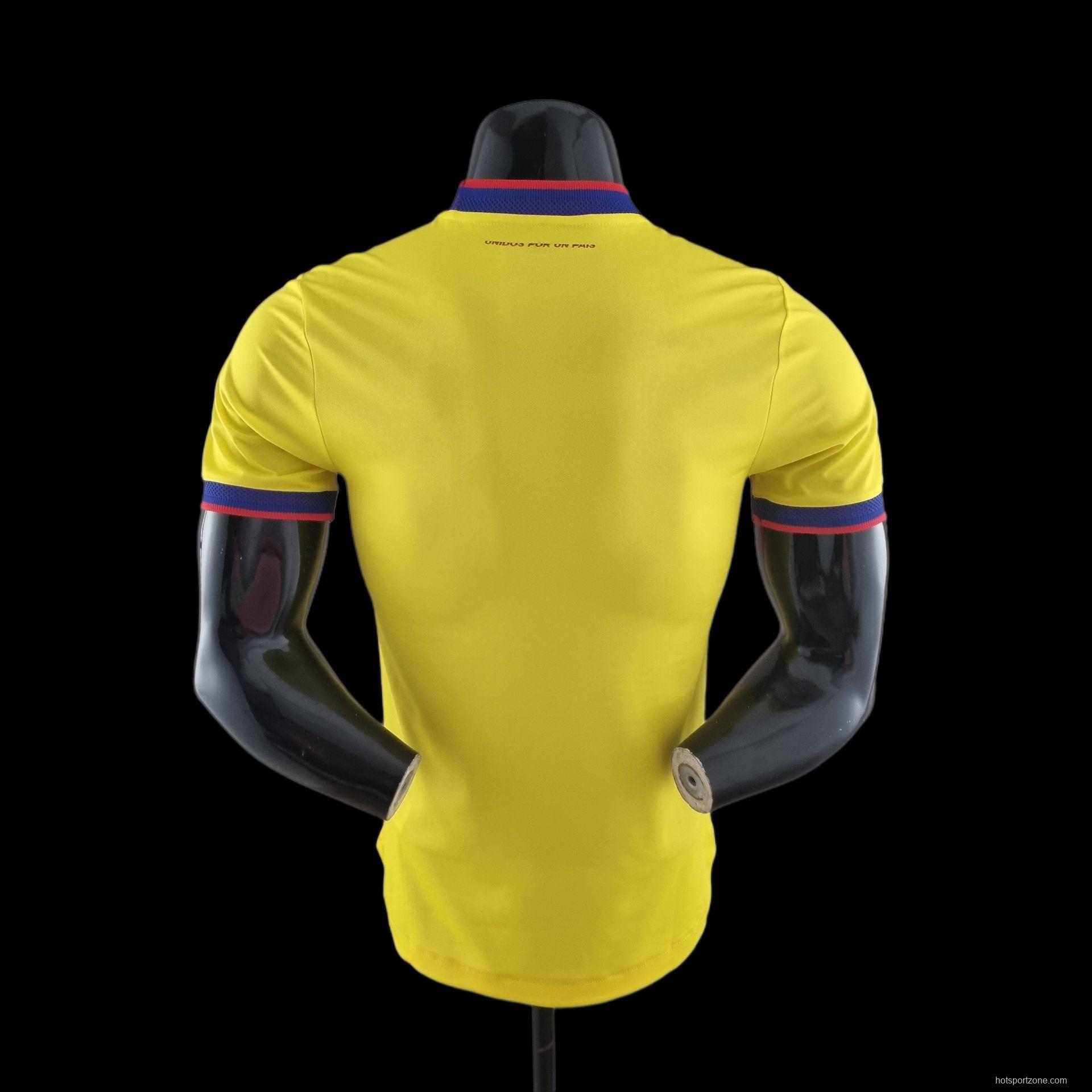Player Version 2022 Colombia Special Edition Yellow