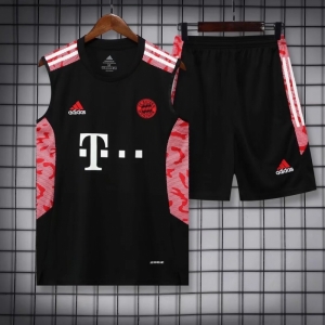 22/23 Bayern Munich Pre-match Training Jersey Black Vest