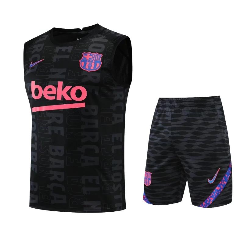 22/23 Barcelona Black Pre-match Training Jersey Vest