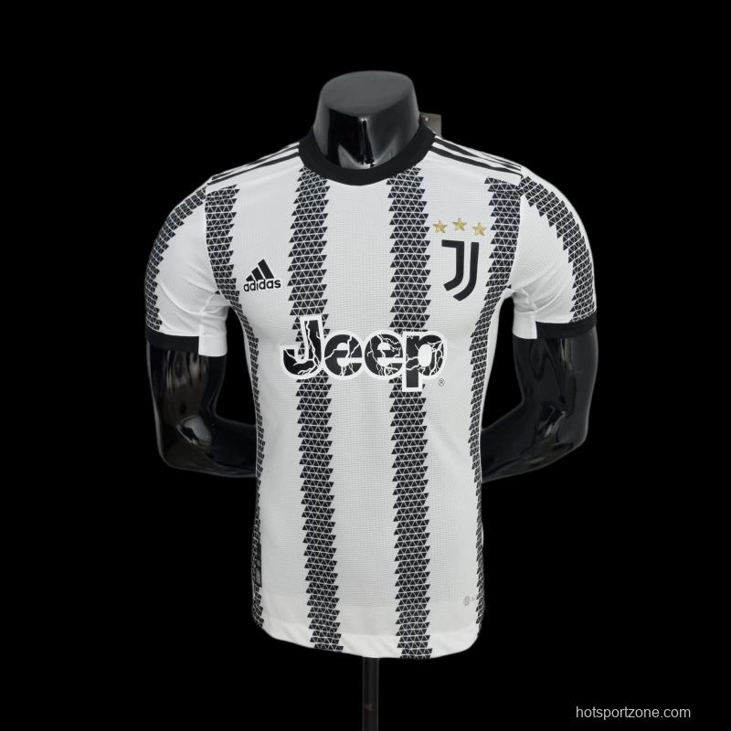 Player Version 22/23 Juventus Home Soccer Jersey