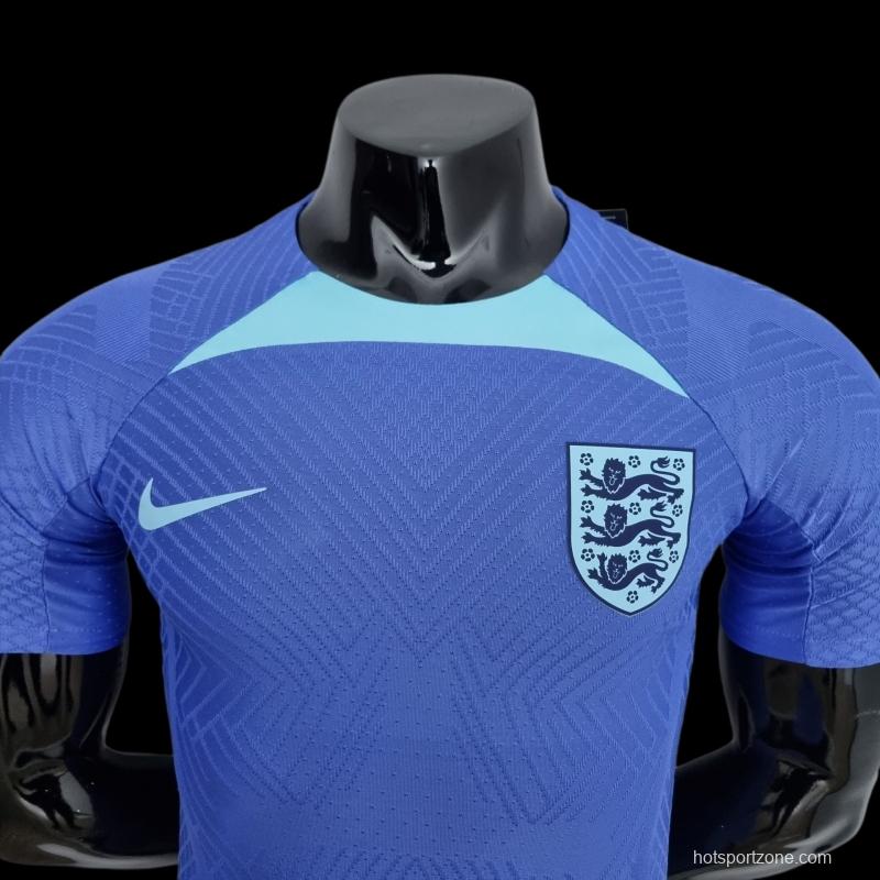 Player Version 2022 England Training Jersey Blue