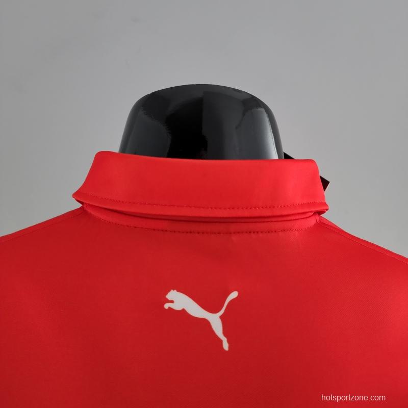 2022 F1 Ferrari Red Polos  #0005