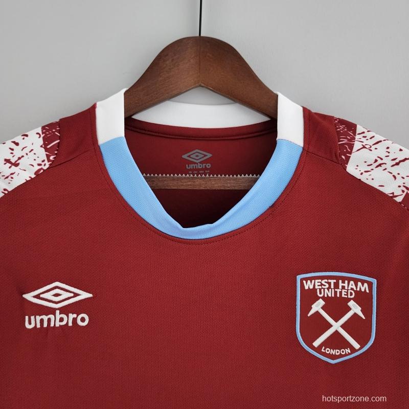 22/23 West Ham United Home Soccer Jersey