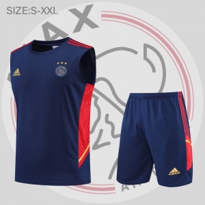 22/23 AFC Ajax Vest Training Jersey Kit Black