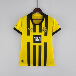 2022 Woman Dortmund Home Soccer Jersey