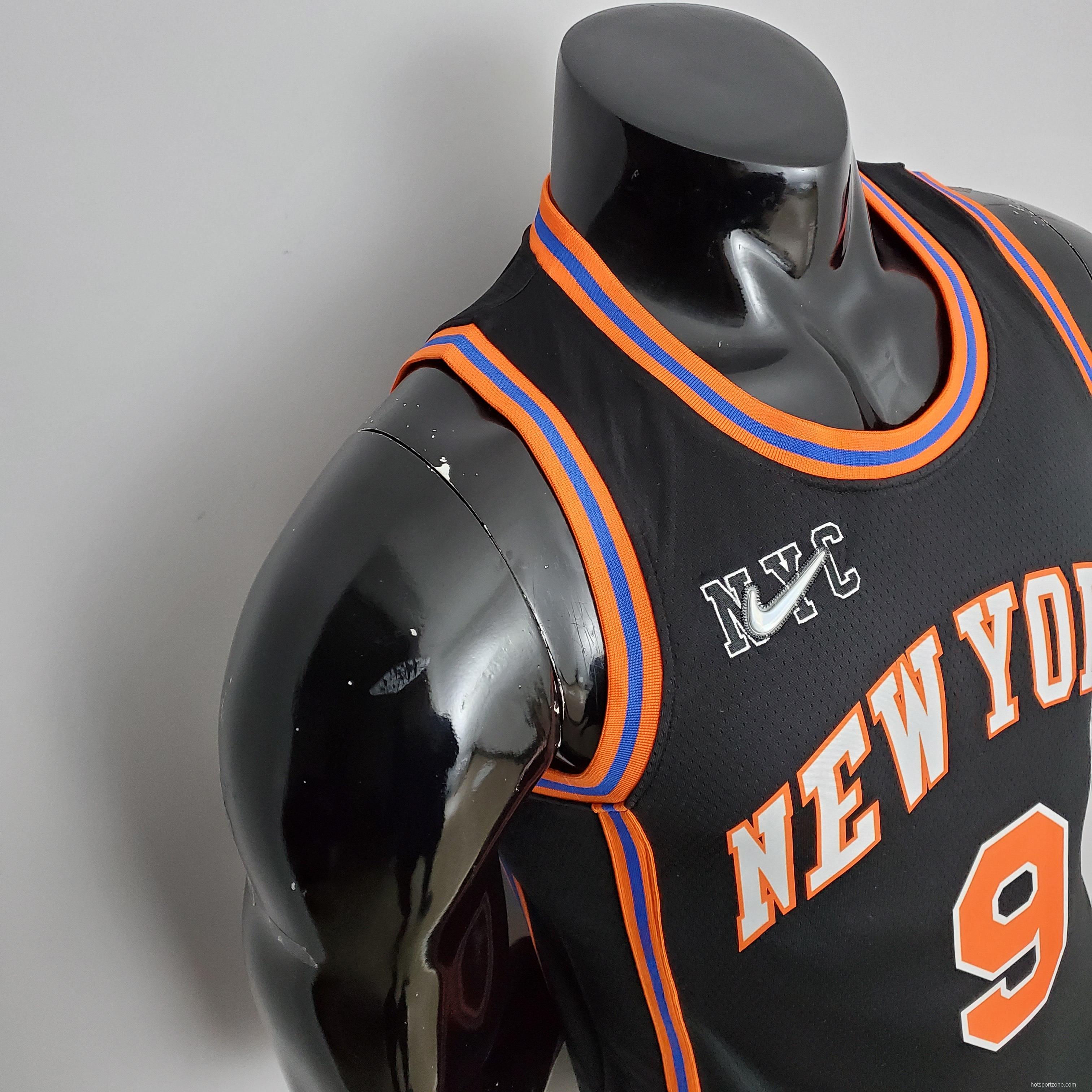 2022 Season Barrett #9 Knicks Urban Edition Black NBA Jersey