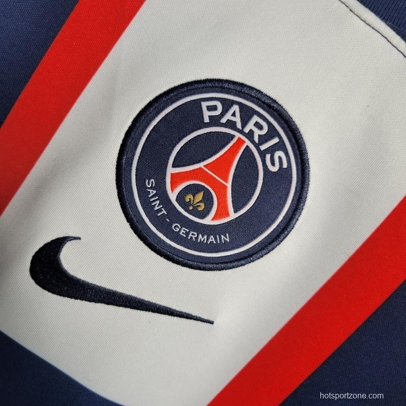 22/23 Long Sleeve PSG Paris Home Soccer Jersey