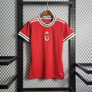 2022 Woman Wales Home Soccer Jersey