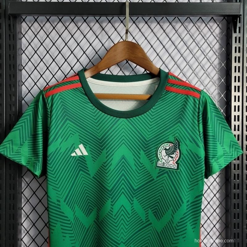 2022 Women's Mexico Home Soccer Jersey