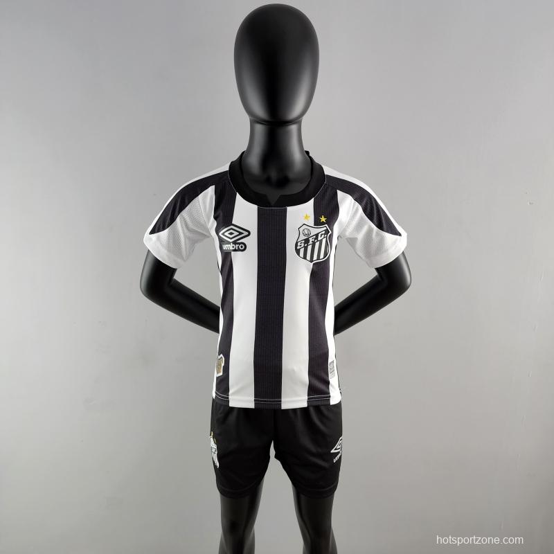 22/23 Santos Kids Kit Away Size 16-28 Soccer Jersey