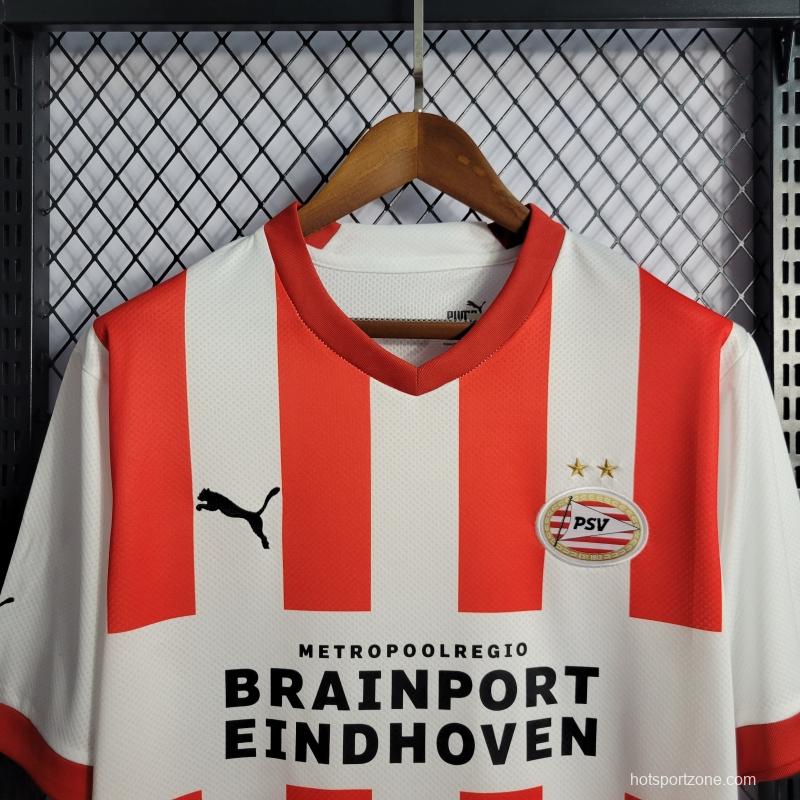 22/23 PSV Eindhoven Home Soccer Jersey