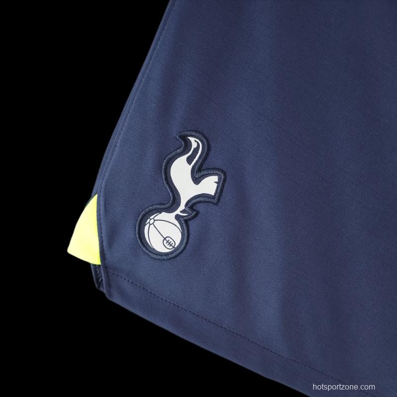 22/23 Tottenham Hotspur Shorts Home Soccer Jersey