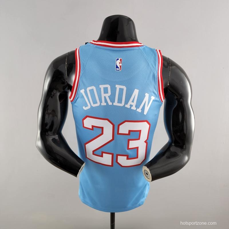 Chicago Bulls JORDAN#23 Blue NBA Jersey