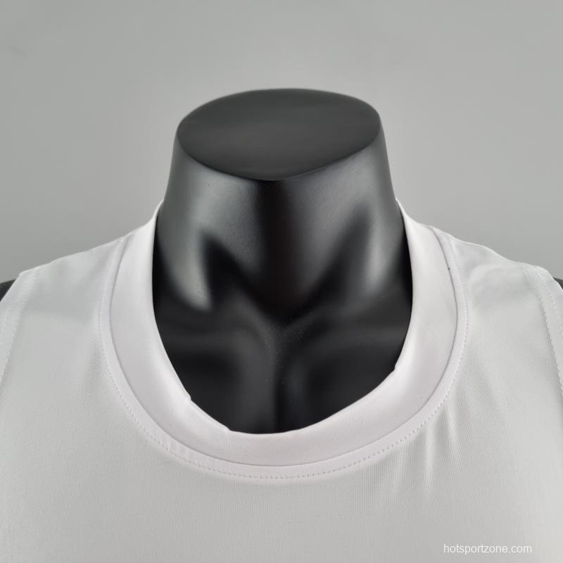 2022 Nike White Vest Shirts  "Nike Sport /Flower Logo"#K000195