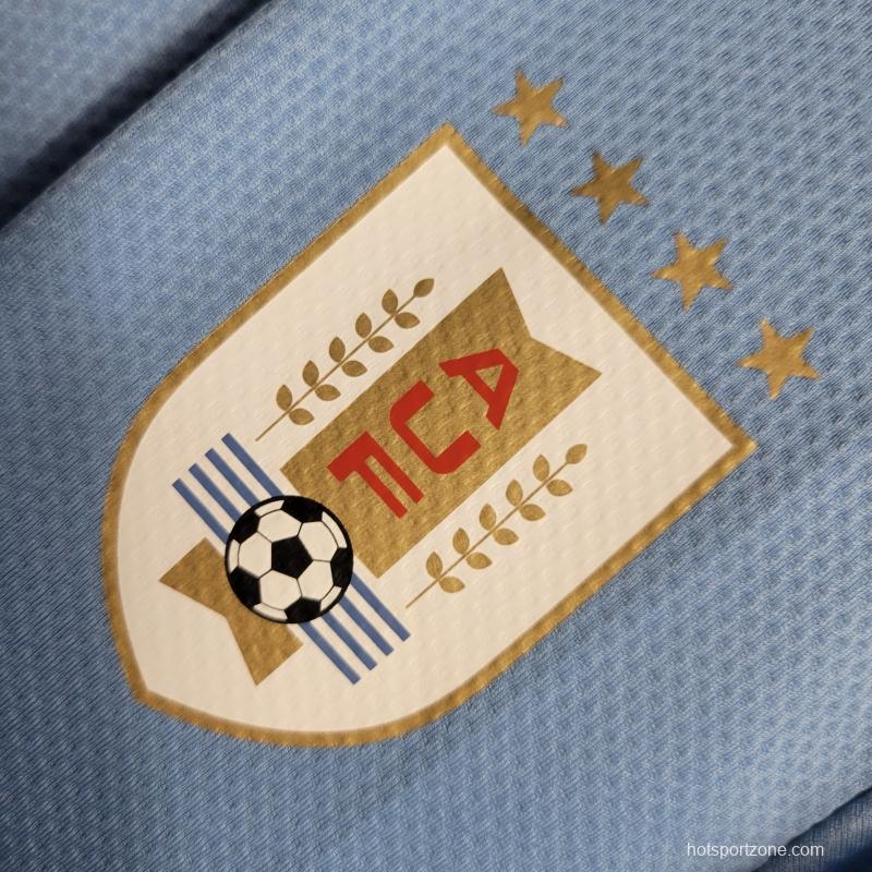 2022 Uruguay Home National Team Soccer Jersey