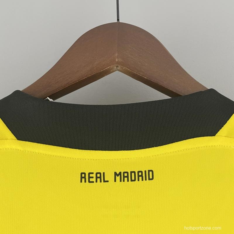 Retro Real Madrid 11/12 Goalkeeper Yellow Jersey