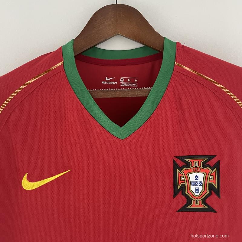 Retro Portugal 2006 Home Soccer Jersey