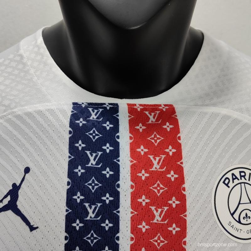 Player Version 22/23 PSGxLV White Jersey