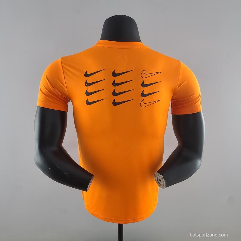 2022 NIKE AIR Orange T-Shirts #K000216